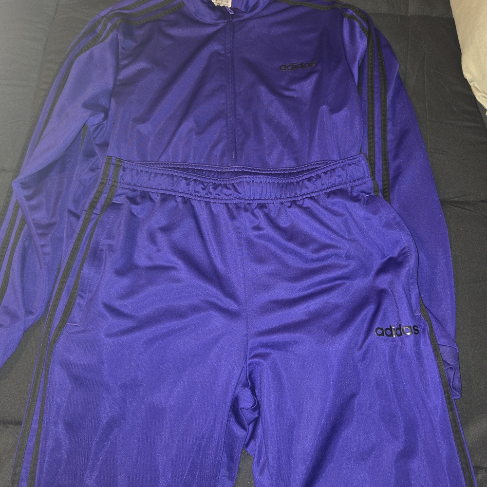 Adidas Purple Tracksuit